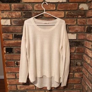 Lightweight Cozy White Sweater